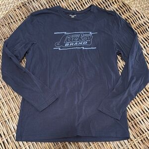Lucky Brand Navy Long Sleeve Tee